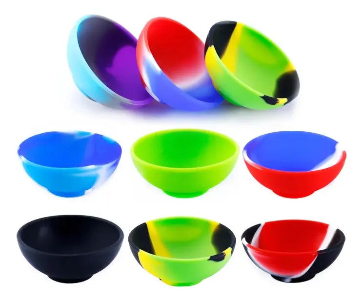 Kit Cuia de Silicone Mista de 68mm para Atacado com 10 Unidades