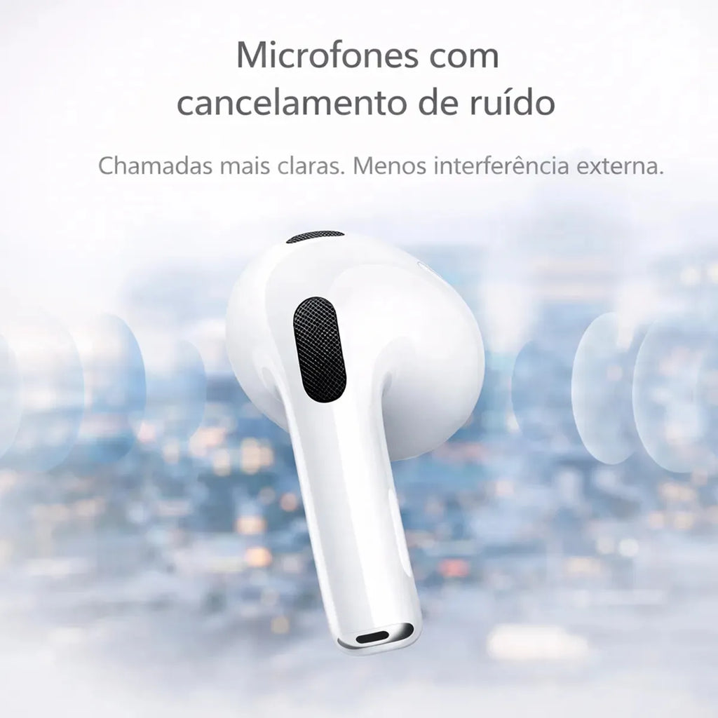Fone Ouvido Bluetooth 5.4 Sem Fio Estojo De Carregamento Anti Ruido A Prova Dagua Compatível Com Ios Samsung Galaxy Android Tws Wireless Air Premium Microfone Touch