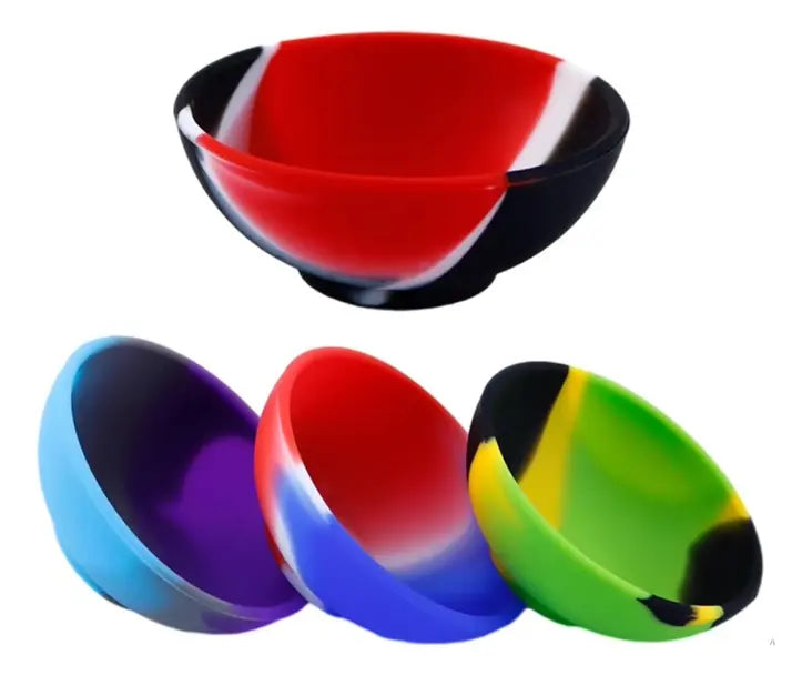 Kit Cuia de Silicone Mista de 68mm para Atacado com 10 Unidades
