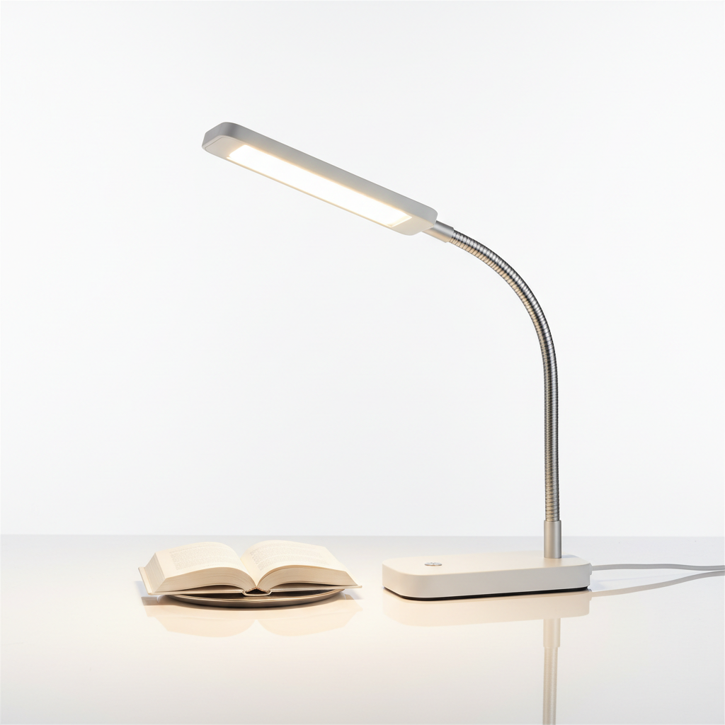 Luminária de Mesa LED com Braço Flexível