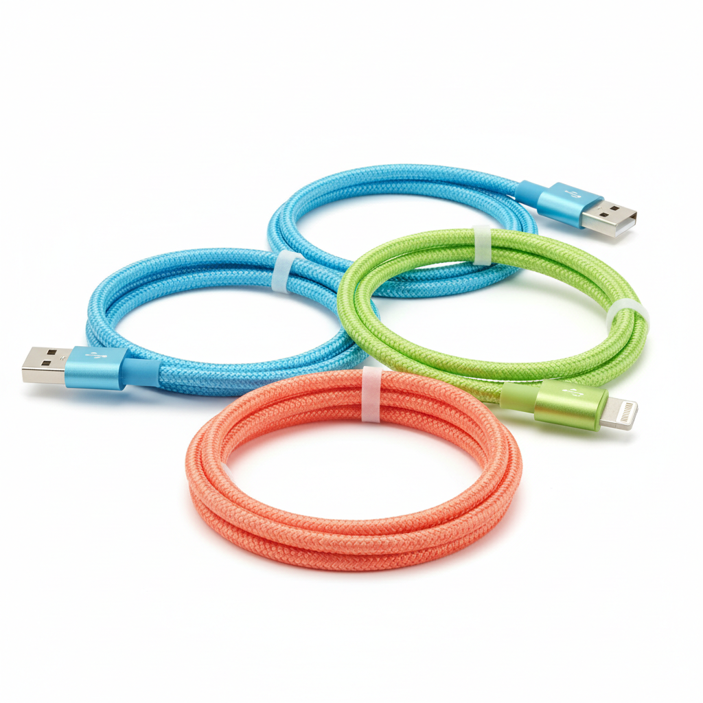 Kit Cabos USB Tipo-C V8 iPhone