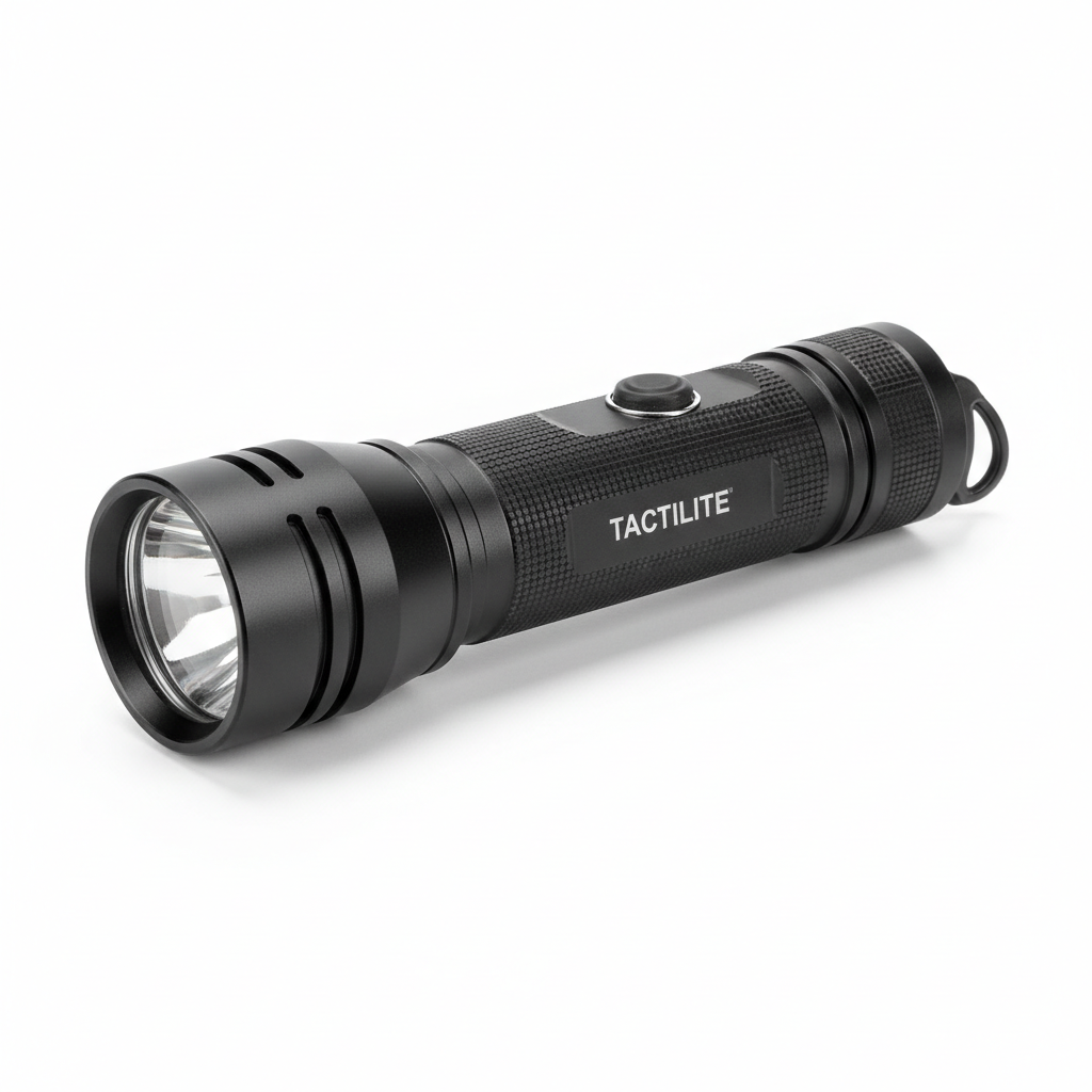 Lanterna LED Recarregável Tática