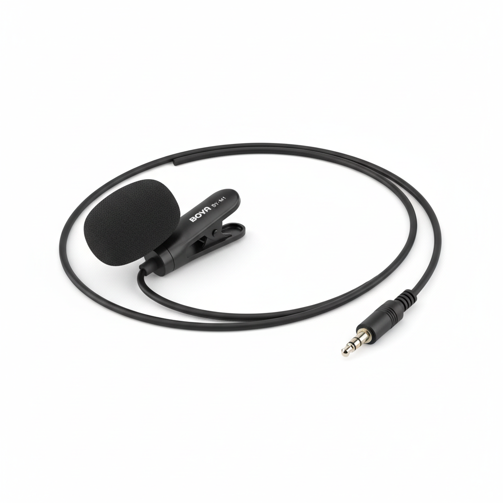 Microfone Lapela para Celular e Câmera