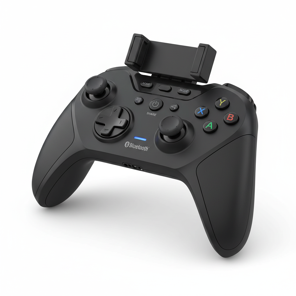 Controle bluetooth para celular e PC design moderno ergonômico