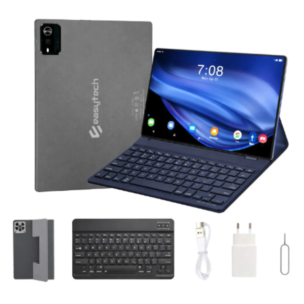 Tablet E1035 256gb Android 13 Dual SIM 12gb Ram Tela Full HD + Teclado e Capa Protetora